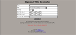 Sigmund Generator