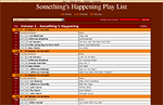 The Something's Happening Database